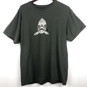 Remington Fly Tackle & Apparel Olive Green Fish Graphic T shirt